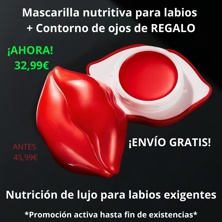 Mascarilla Nutritiva para Labios + Contorno de ojos de REGALO