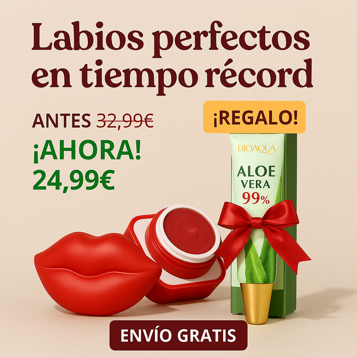 Máscara Labial Nutritiva + Contorno dos Olhos GRÁTIS