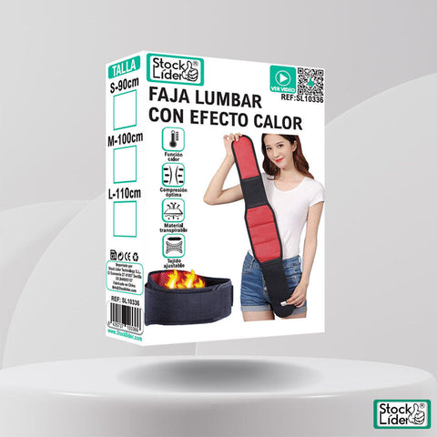 Faja lumbar con efecto calor